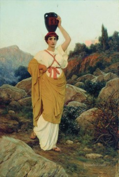 greek Painting - Greek Woman Stephan Bakalowicz Ancient Rome